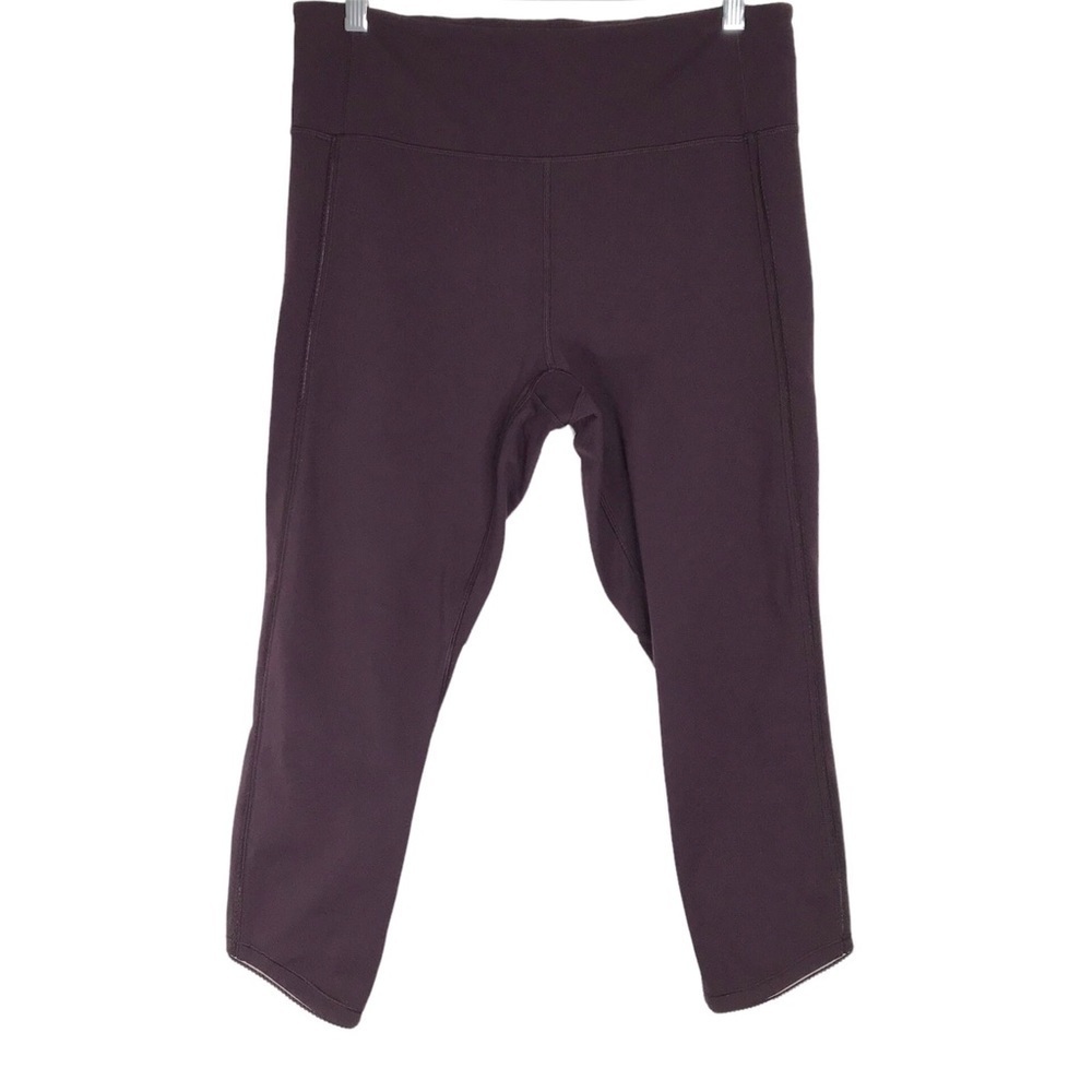 Lululemon Cropped Calf-Length Sheer Panel Leggings Size 10